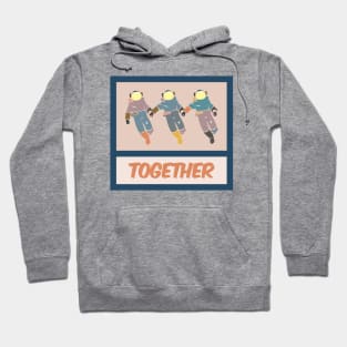 "Together" Astronauts Go Together Hoodie